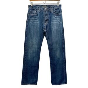 Banana Republic Jeans Button Fly Straight Leg Denim Pants Mens 32x32 Classic